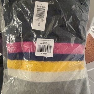 Torrid Lovesick Stripped Sweater